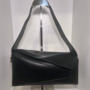 Tiffany & Fred Paris Nappa Leather Hobo Bag in black